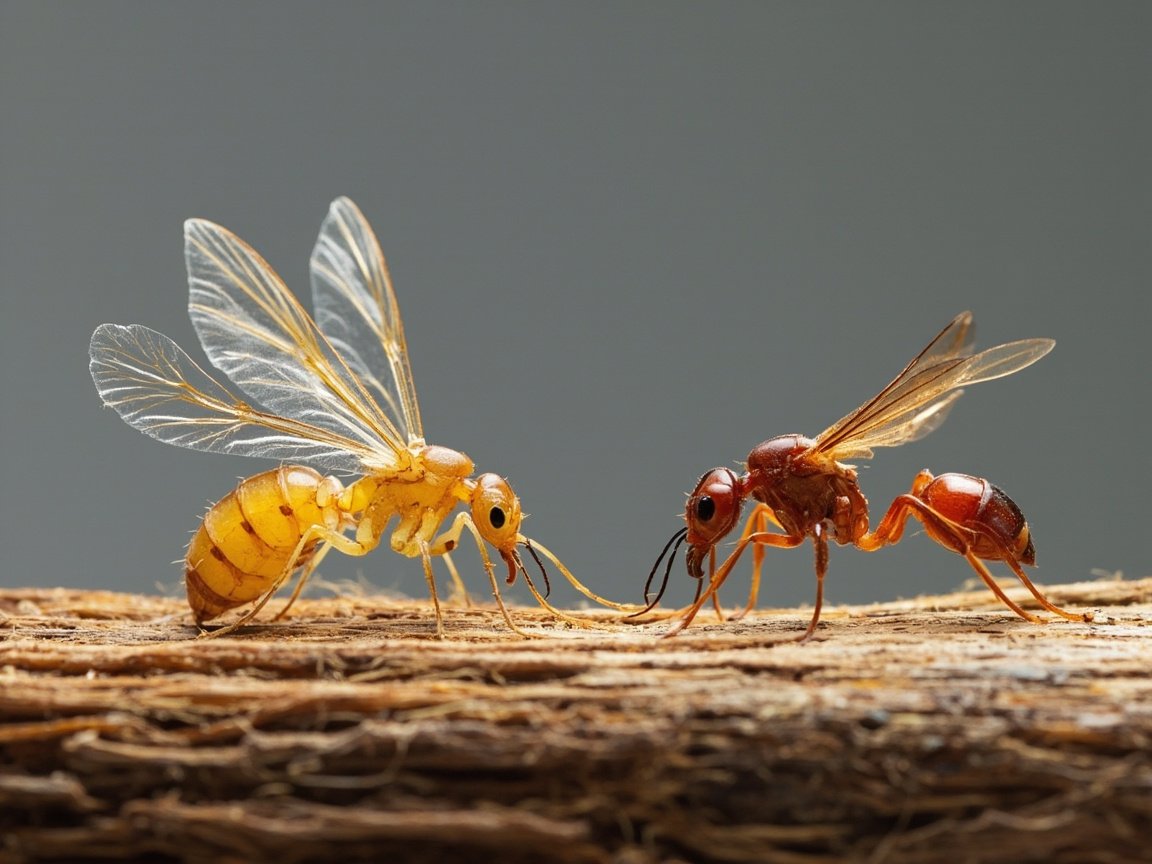Comparaison termite volant et fourmi volante
